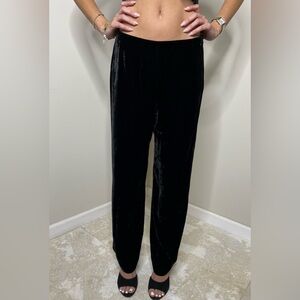 Armani Black Velvet Pants